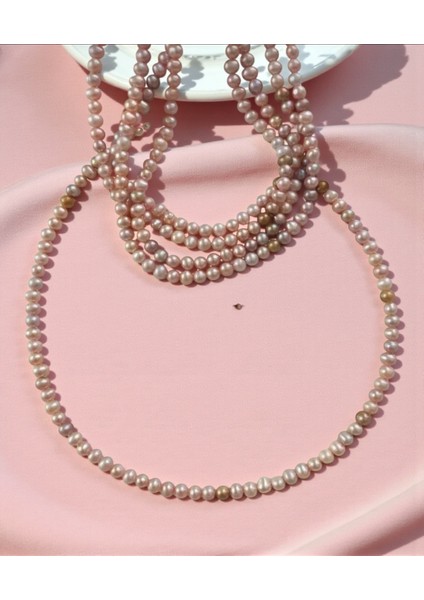 Doğal Tatlı Su Incisi Kolye, 7-8 Mm, Şık ve Zarif Takı Seçeneği