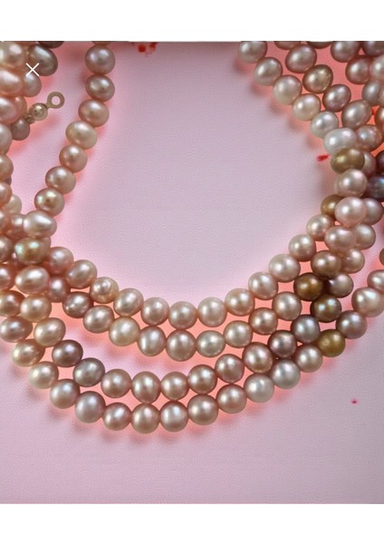 Doğal Tatlı Su Incisi Kolye, 7-8 Mm, Şık ve Zarif Takı Seçeneği fiyatları