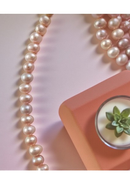 Doğal Tatlı Su Incisi Kolye, 7-8 Mm, Şık ve Zarif Takı Seçeneği fırsatları