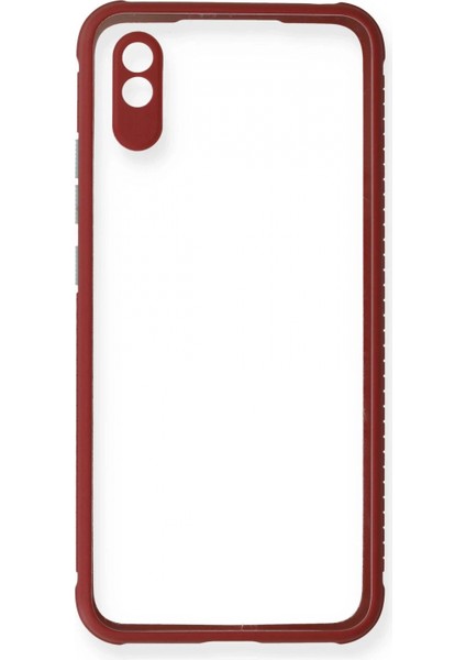 Xiaomi Redmi 9A Kılıf Miami Şeffaf Silikon - Fuşya fiyatları