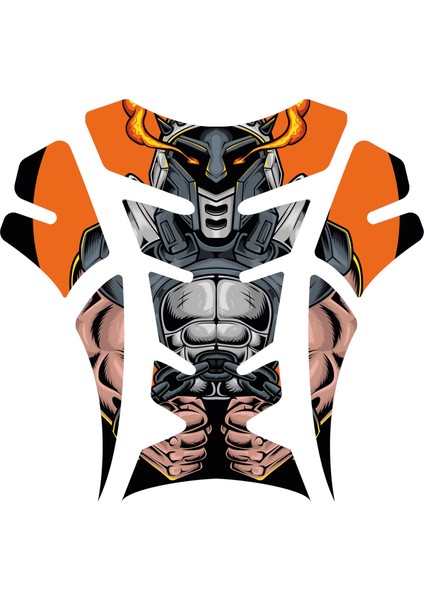 Motosiklet Depo Tank Pad ve Çamurluk Sticker Seti | 3D Kabartmalı Uv Dtf Kaliteli Koruyucu Sticker | Tüm Motor Modellerine Uyumlu