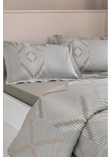 Özdilek Çift Kişilik Ranforce Nev Takımı Linea Ethnica Krem modelleri