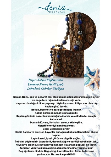 Renkli Doğal Taşlı Öğrenci Kolyesi, Şıklık ve Enerji Için Mükemmel Seçenek