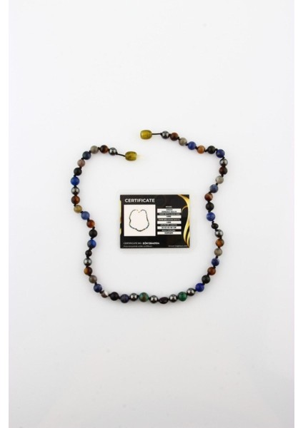 Renkli Doğal Taşlı Öğrenci Kolyesi, Şıklık ve Enerji Için Mükemmel Seçenek fırsatları