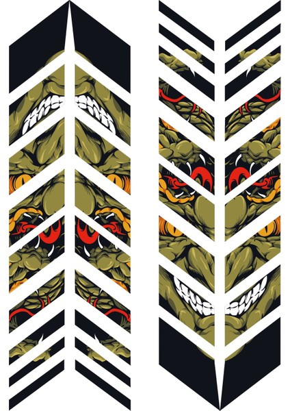 Motor Depo Tank Pad ve Çamurluk Sticker Seti 3 Parça | 3D Kabartmalı Uv Dtf Premium Koruyucu fiyatları