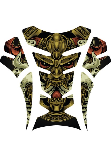 Motosiklet Depo Tank Pad ve Çamurluk Sticker Seti | 3D Kabartmalı Uv Dtf Kaliteli Koruyucu Sticker | Tüm Motor Modellerine Uyumlu