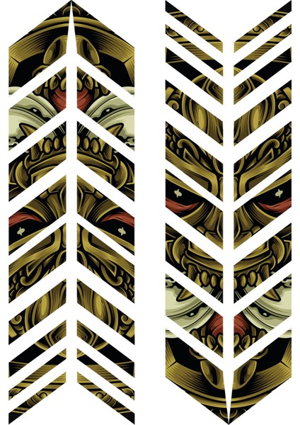 Motosiklet Depo Tank Pad ve Çamurluk Sticker Seti | 3D Kabartmalı Uv Dtf Kaliteli Koruyucu Sticker | Tüm Motor Modellerine Uyumlu fiyatları