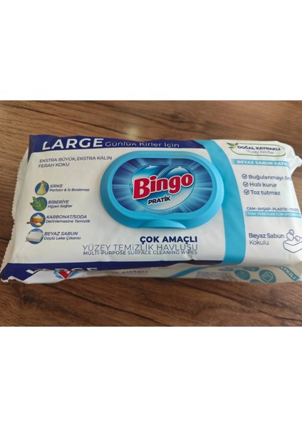 Bingo Original Multi Purpose Çok Amaçlı Temizlik Havlusu ( Büyük Boy ) 96 Lı