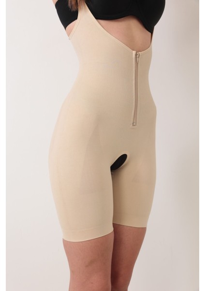 Ten Ip Askılı Ağ Kısmı Açık Fermuarlı Tam Boy Kadın Korse indirimleri