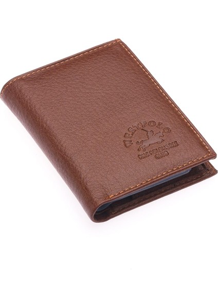 Hakiki Deri Kağıt Para ve Bol Şeffaf Kart Bölmeli Unisex Kartlık - Taba fiyatları