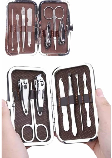 Ds-Derin Deri Çanta Hediyeli 7 Parça Manikür-Pedikür Tırnak Bakım Seti indirimleri