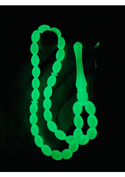 Parlayan Kedi Gözü Fosforlu Tesbih Beyaz Işıltı modelleri