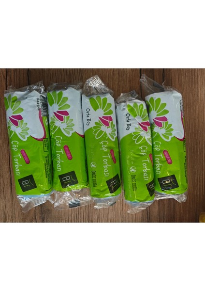 Kullan At Ürünler Çöp Torbası Orta Boy 5 Paket