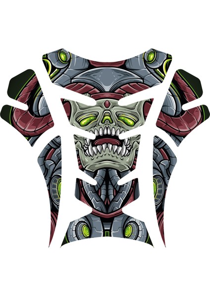 Motosiklet Depo Tank Pad ve Çamurluk Sticker Seti | 3D Kabartmalı Uv Dtf Kaliteli Koruyucu Sticker | Tüm Motor Modellerine Uyumlu