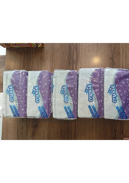 Cafe Lokanta Restoran Tip Araç Içi Orkide Poşet Kağıt Mendil Yatay Peçete Çift Yaprak 5 Paket modelleri