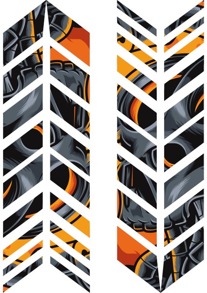 Motosiklet Depo Tank Pad ve Çamurluk Sticker Seti | 3D Kabartmalı Uv Dtf Kaliteli Koruyucu Sticker | Tüm Motor Modellerine Uyumlu fiyatları