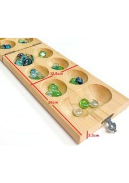 Ahşap Kapaklı Mangala ve Mancala, Kayın Ağacı ve Cam Taşlı El Yapımı fiyatları