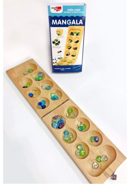 Ahşap Kapaklı Mangala ve Mancala, Kayın Ağacı ve Cam Taşlı El Yapımı indirimleri