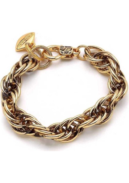 Şık Altın Kaplama Zincir Bilezik, Zarif Takı Seçeneği