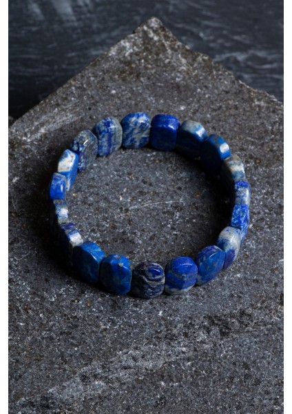 Doğal Lapis Lazuli Taşlı Geniş Kesim Bileklik, Sertifikalı, Renkli ve Şık Tasarım fiyatları