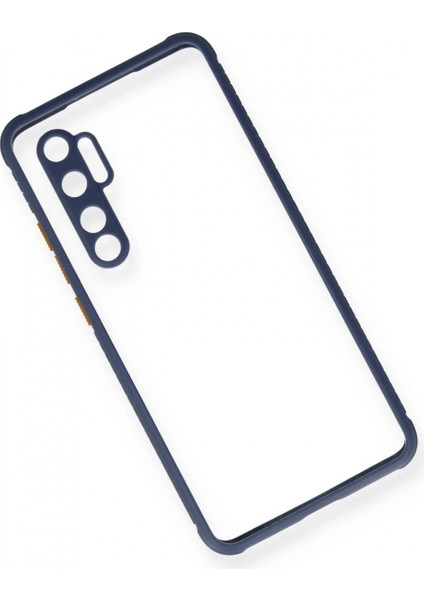 Xiaomi Mi Note 10 Lite Kılıf Miami Şeffaf Silikon - Gri modelleri