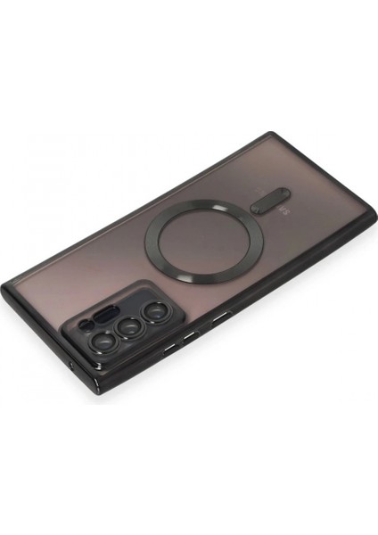 Samsung Galaxy Note 20 Ultra Kılıf Kross Magneticsafe Kapak - Siyah modelleri