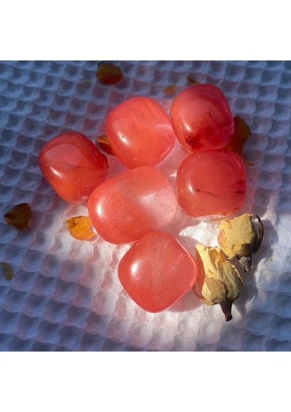 Pembe Kuvars Taşı Tamburlu, Doğal Taş, Yıldız Detaylı, Şık ve Enerji Dolu Tasarım fiyatları