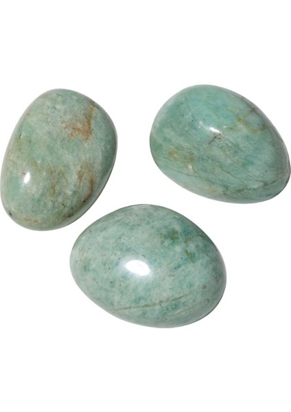 Yeşil Amazonit Doğal Taş Tımbıl El Taşı, Sağlık ve Dinginlik Için Güzel Bir Seçim