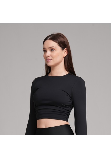 Zyra Crop Long Sleeved Top