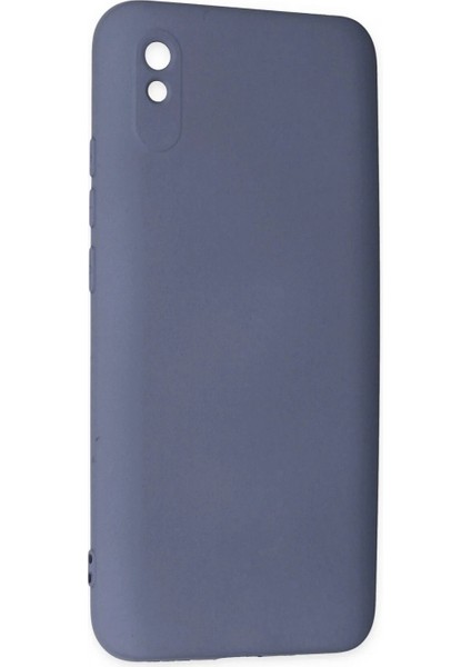 Xiaomi Redmi 9A Kılıf Nano içi Kadife Silikon - Gri modelleri