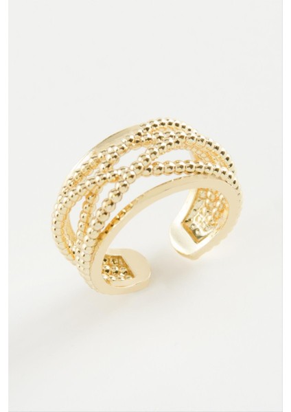 Noktalı Metal Yüzük