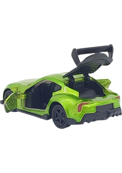 Çek Bırak Metal Küçük Arabalar 8 cm - 6411A - Yeşil fiyatları