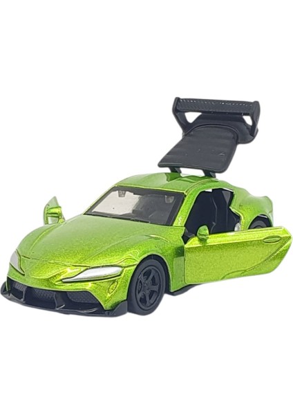 Çek Bırak Metal Küçük Arabalar 8 cm - 6411A - Yeşil modelleri