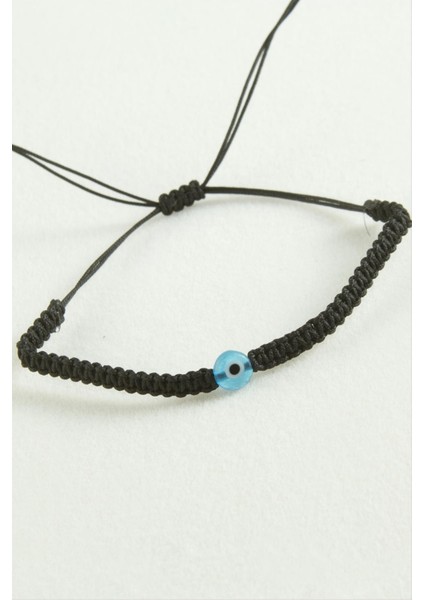 Nazar Boncuk Makrome Ip Bileklik