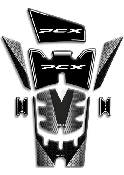 Pcx Tank Pad 8 Parça 2025