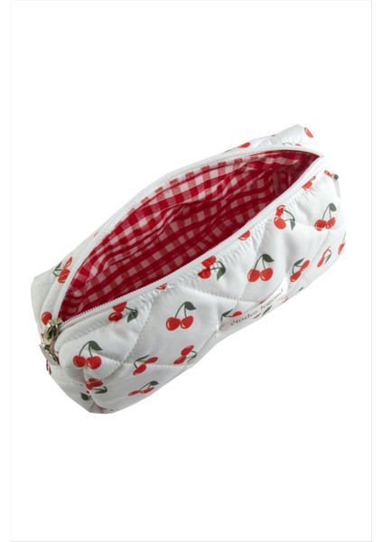 Kiraz Desenli Makyaj Çantası fiyatları