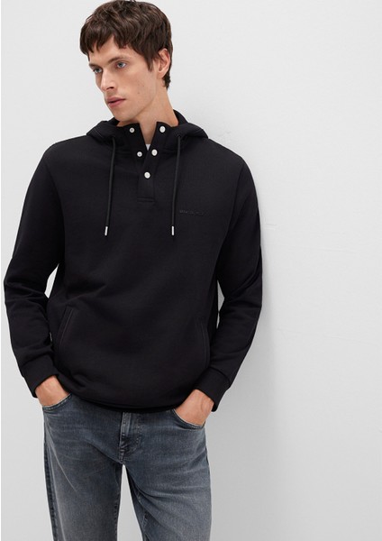 Mavi Black Kapüşonlu Siyah Sweatshirt 0S10384-900