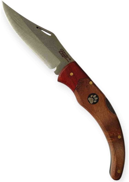 Ahşap Kabze Kamp Çakısı