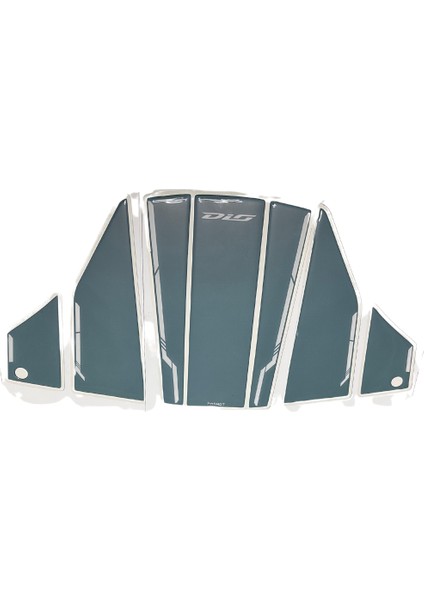 Honda Dio 2021 2024 7 Parça Full Tank Pad Set