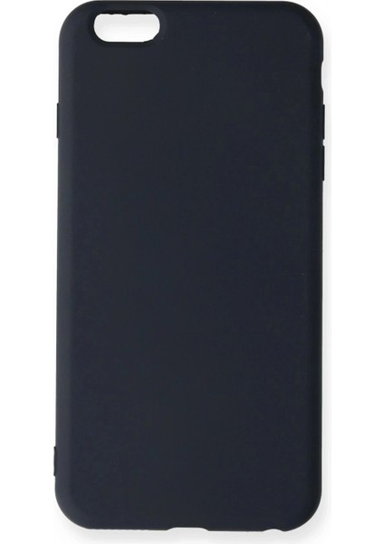 iPhone 6 Plus Kılıf Nano içi Kadife Silikon - Lacivert