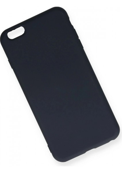 iPhone 6 Plus Kılıf Nano içi Kadife Silikon - Lacivert modelleri