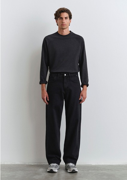 Atlanta Street Yıkamalı Kuzguni Siyah Jean Pantolon 0010305-90980 fırsatları