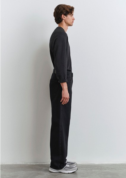 Atlanta Street Yıkamalı Kuzguni Siyah Jean Pantolon 0010305-90980