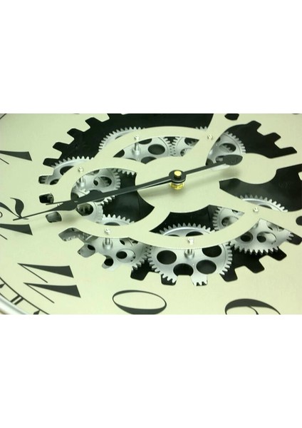 Saat Çarklı Askılı Duvar Saati Dekoratif Ev Ofis Hediyelik fırsatları