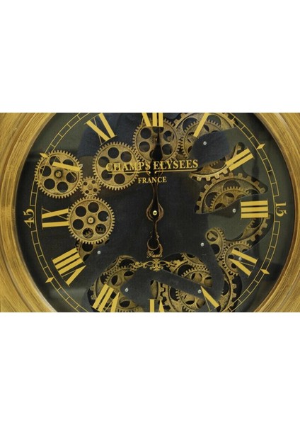 Saat Çarklı Kare Roma Rakamlı Duvar Saati Dekoratif Hediyelik fiyatları