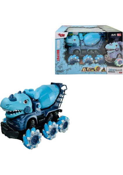 YJ-078-3 1:14 Uzaktan Kumandalı Full Fonksiyon 2.4g Dinozor Beton Mikseri -Vardem