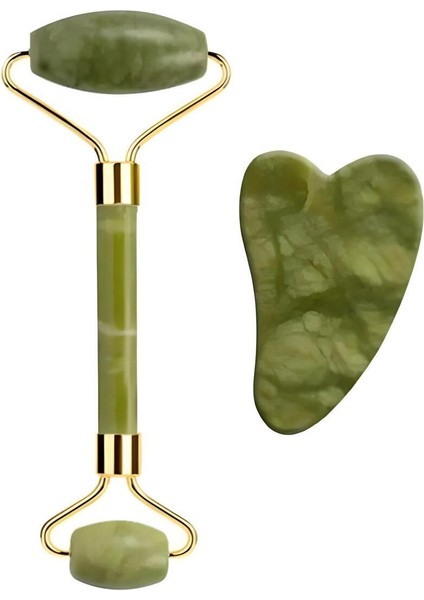 Doğal Taş Masaj Aleti, Yüz Bakım Taşı, Yeşim Taşı, Sağlıklı ve Ferahlatıcı Kullanım fırsatları