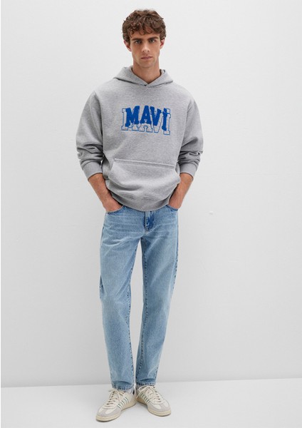 Mavi Logo Gri Sweatshirt 0S10413-80018 fiyatları