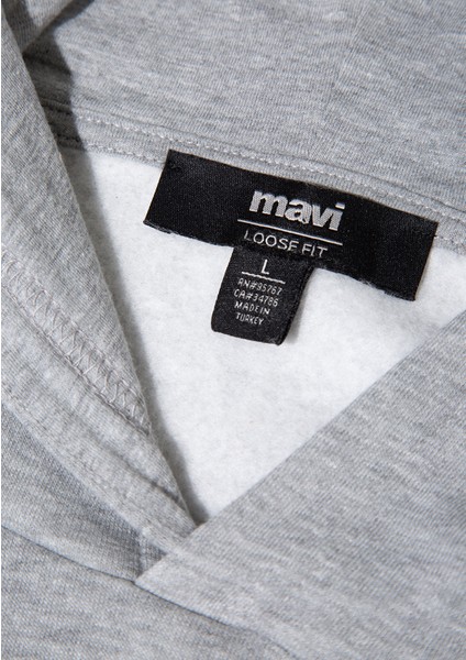 Mavi Logo Gri Sweatshirt 0S10413-80018
