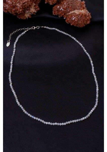 Özel Kesim Ay Taşı Kolye, Beyaz, Sertifikalı, Şık ve Zarif Takı fiyatları